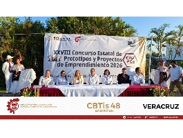 Aspectos del XXVIII Concurso Estatal de Prototipos y Proyectos de Emprendimiento DGETI 2026